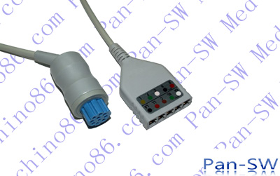 Datex five lead ECG trunk cable
